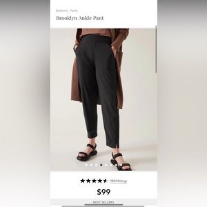 Athleta Brooklyn Ankle Pants 8